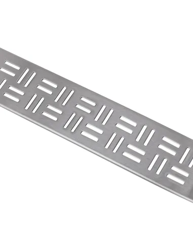 Душовий лінійний трап ITAL IT02-FT20/600 Brushed nickel, комбінований затвор