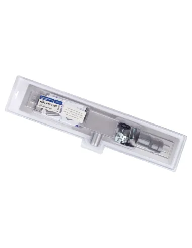 Душовий лінійний трап ITAL IT02-FT20/600 Brushed nickel, комбінований затвор