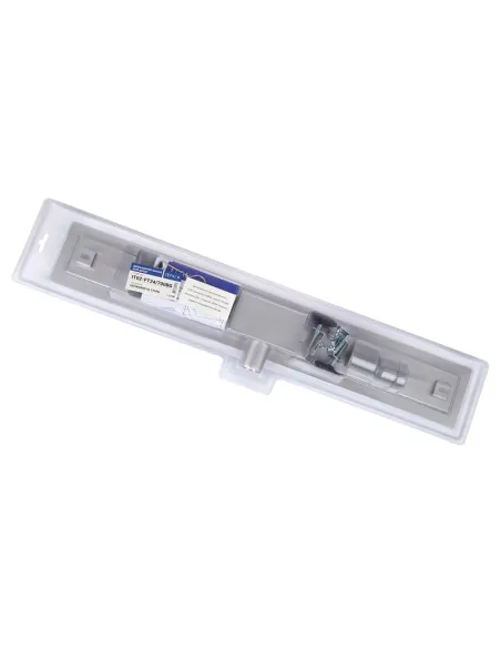 Душевой линейный трап ITAL IT02-FT24/800 Black Glossy, комбинированный затвор