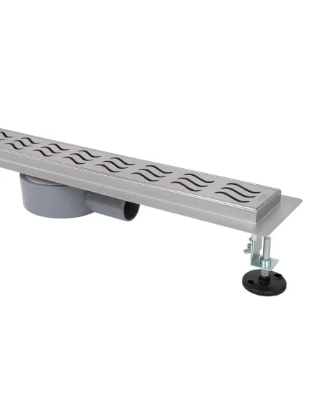 Душевой линейный трап ITAL IT03-FT11/700 Brushed nickel, комбинированный затвор