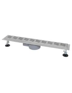 Душевой линейный трап ITAL IT03-FT11/800 Brushed nickel, комбинированный затвор
