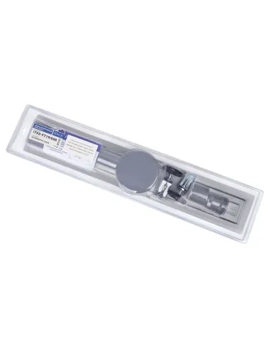 Душовий лінійний трап ITAL IT03-FT19/600 Brushed nickel, комбінований затвор