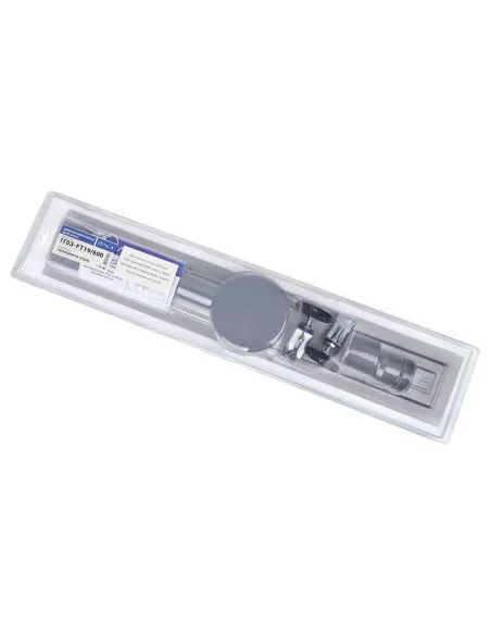 Душовий лінійний трап ITAL IT03-FT19/600 Brushed nickel, комбінований затвор Душовий лінійний трап ITAL IT03-FT19/600 Brushed nickel, комбінований затвор