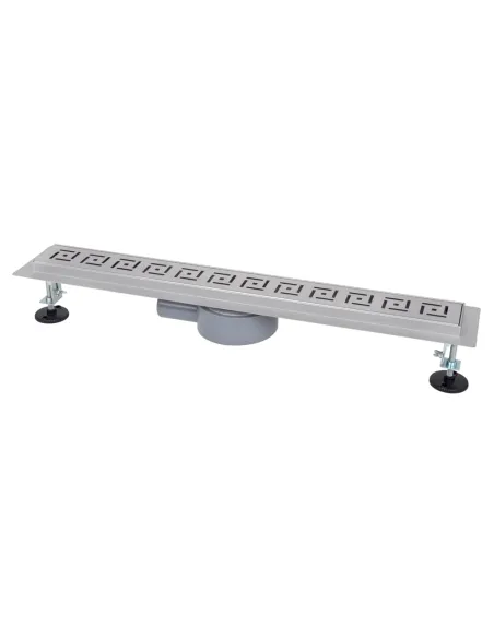 Душовий лінійний трап ITAL IT03-FT19/800 Brushed nickel, комбінований затвор