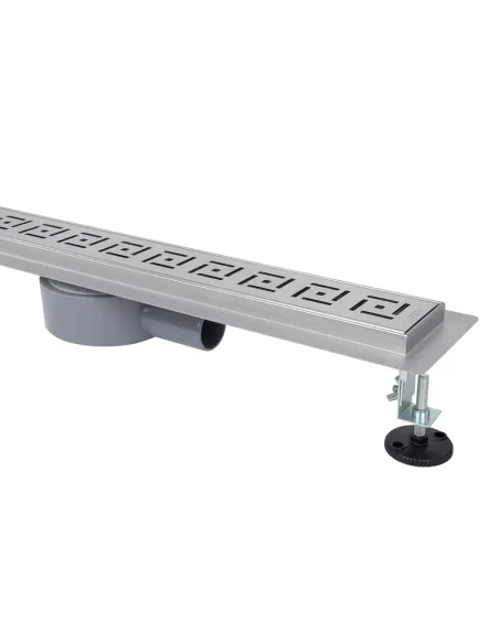 Душовий лінійний трап ITAL IT03-FT19/800 Brushed nickel, комбінований затвор