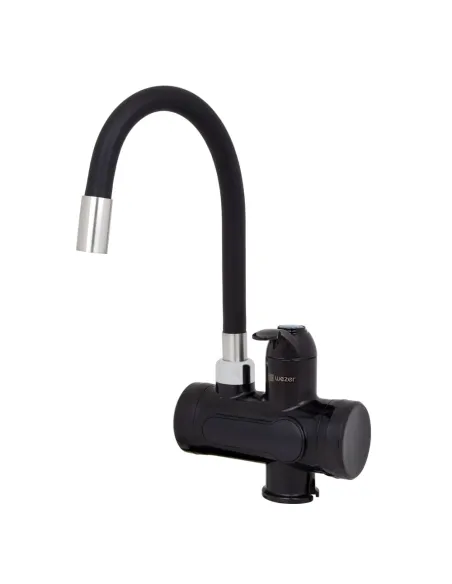 Змішувач для кухні Wezer SDR-G15T-Black, з підігрівом води
