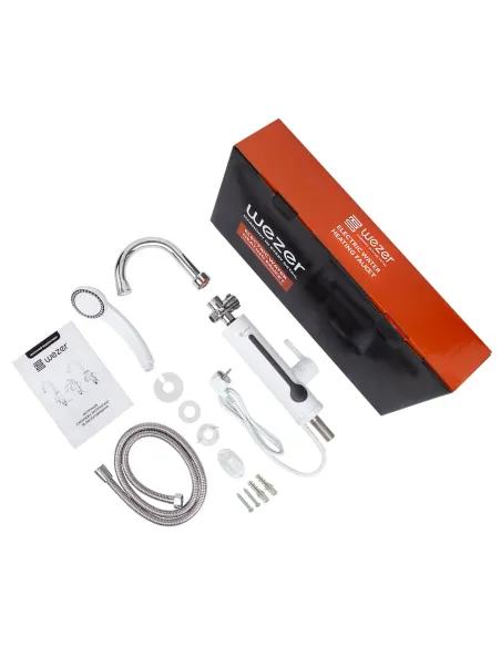 Змішувач для кухні Wezer SDR-B8TR, з підігрівом води, з душовим набором