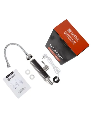 Змішувач для кухні Wezer SDS-F9TC, з підігрівом води, нержавіюча сталь.