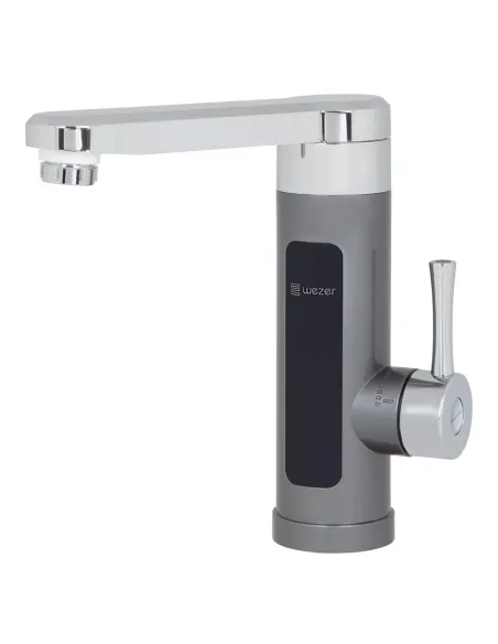 Змішувач для кухні Wezer SDR-H16T-Grey, з підігрівом води