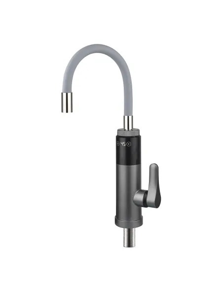 Змішувач для кухні Wezer SDR-G19TC-Grey, з підігрівом води
