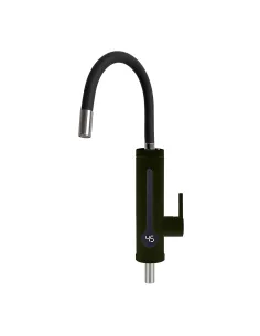 Смеситель для кухни Wezer SDR-G8TR-Black, с подогревом воды