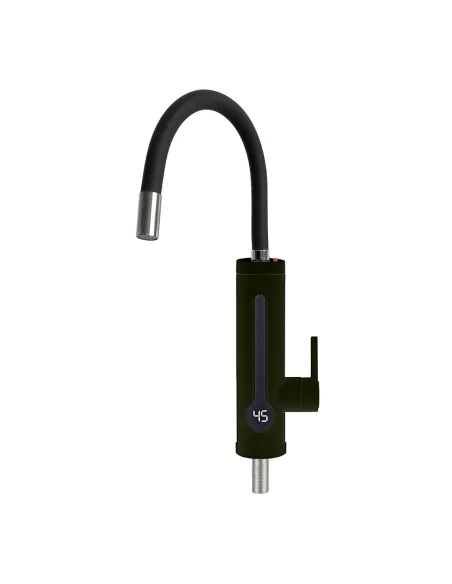 Змішувач для кухні Wezer SDR-G8TR-Black, з підігрівом води