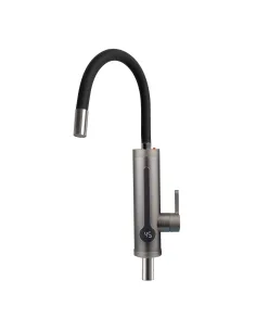 Смеситель для кухни Wezer SDR-G8TR-Grey, с подогревом воды