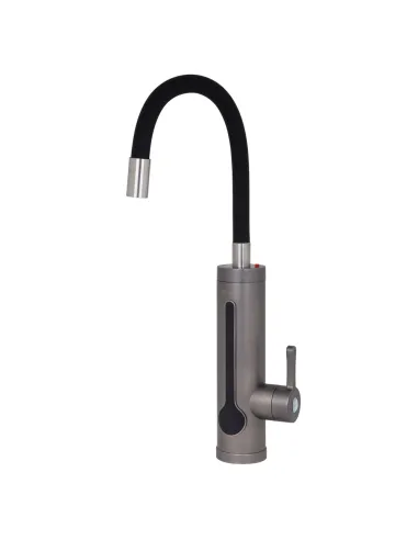 Смеситель для кухни Wezer SDR-G8TR-Grey, с подогревом воды