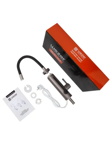 Смеситель для кухни Wezer SDR-G8TR-Grey, с подогревом воды Смеситель для кухни Wezer SDR-G8TR-Grey, с подогревом воды