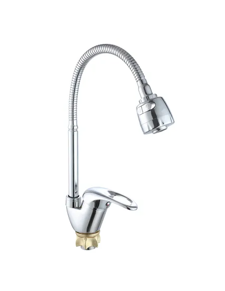 Змішувач для кухні з гнучким виливом Wezer VRL423-13