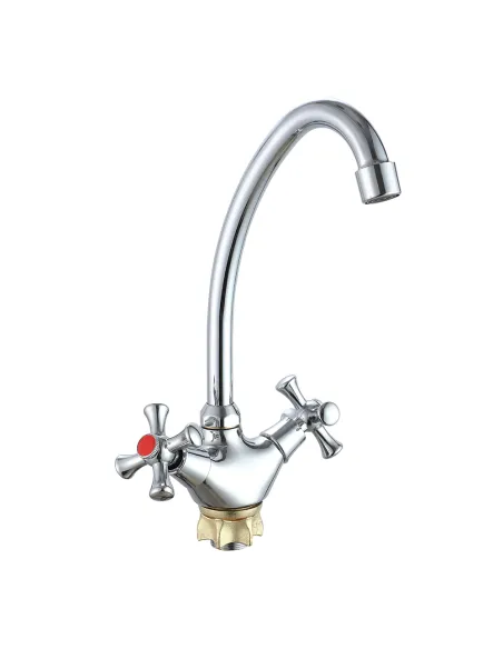 Змішувач для кухні Wezer VRL421-12, двовентильний Змішувач для кухні Wezer VRL421-12, двовентильний