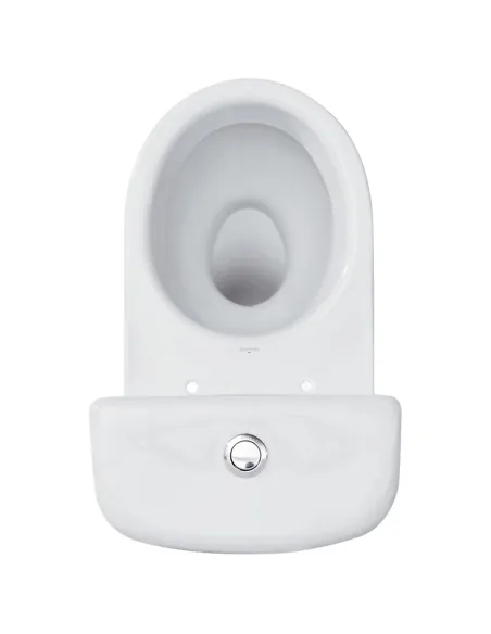 Унітаз компакт Cersanit 840 ЕKO II SIMPLEON 031 3/6, бічний підвід води, прямий злив, сидіння дюропласт