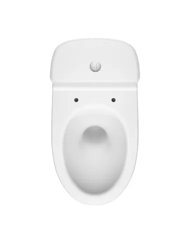 Унітаз компакт Cersanit 922 ЕKO II SIMPLEON 010 3/6, бічний підвід води, прямий злив, сидіння поліпропілен