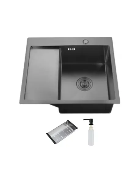 Мойка для кухни прямоугольная ITAL ID 5851 R-B из нержавеющей стали Мойка для кухни прямоугольная ITAL ID 5851 R-B из нержавеющей стали