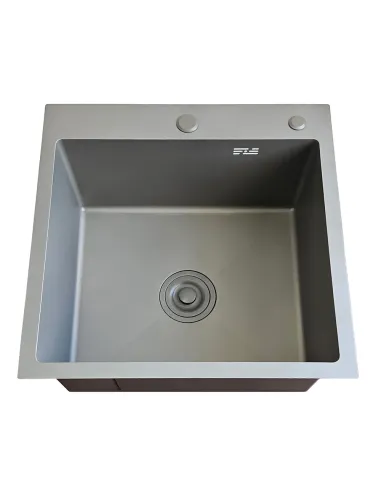 Мойка для кухни прямоугольная ITAL ID 6050-G из нержавеющей стали