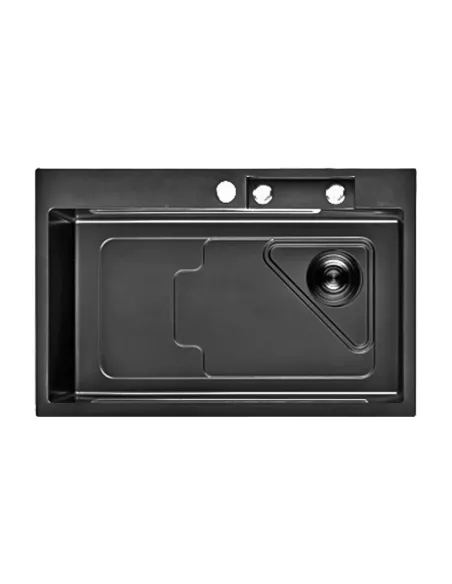 Мийка для кухні прямокутна ITAL ID 7246-BC з нержавіючої сталі