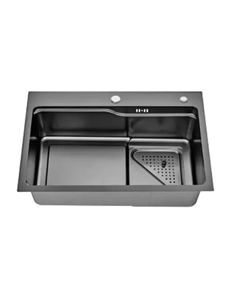 Мийка для кухні прямокутна ITAL ID 7546-B з нержавіючої сталі