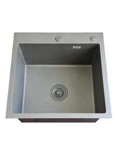 Мойка кухонная квадратная ITAL ID 5050-G 3.0/0.8 мм с дозатором