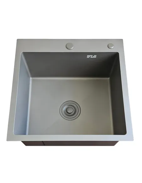 Мойка кухонная квадратная ITAL ID 5050-G 3.0/0.8 мм с дозатором Мойка кухонная квадратная ITAL ID 5050-G 3.0/0.8 мм с дозатором