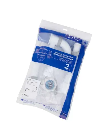 Сифон для ванны ITAL B1010 с переливом, 1 1/2 дюйма