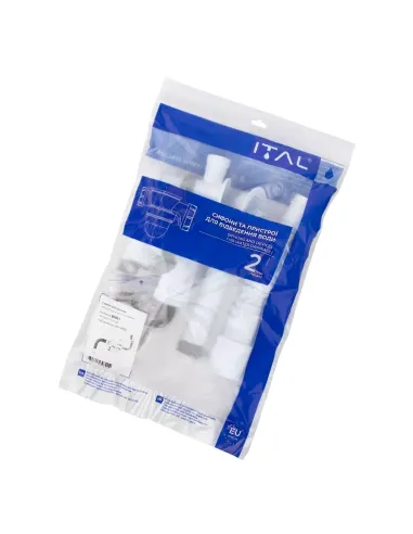 Сифон для ванны ITAL B1011 с переливом, 1 1/2 дюйма