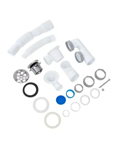 Сифон для ванны ITAL B1013K с переливом, 1 1/2 дюйма, функция Click-Clack