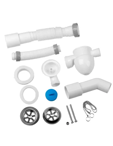 Сифон для ванни ITAL В1015 з переливом, 1 1/2 дюйма