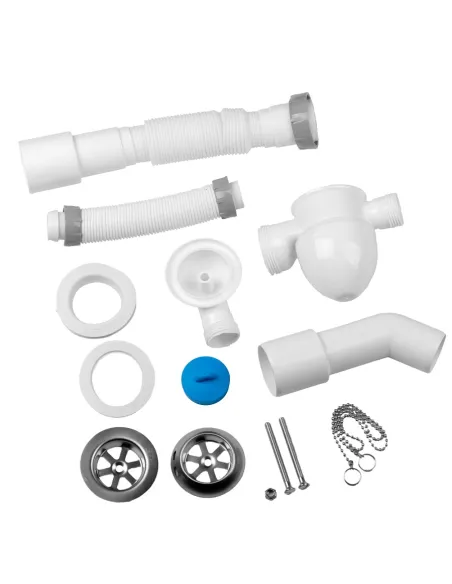 Сифон для ванни ITAL В1015 з переливом, 1 1/2 дюйма