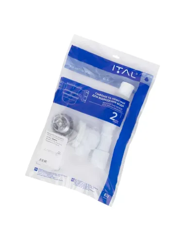 Сифон для душевого поддона ITAL D1011K, функция Click-Clack