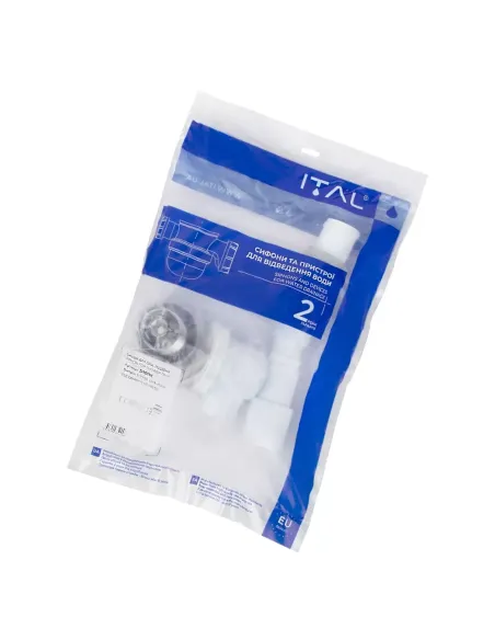 Сифон для душевого поддона ITAL D1011K, функция Click-Clack Сифон для душевого поддона ITAL D1011K, функция Click-Clack