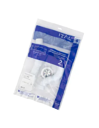 Сифон для душового піддону ITAL D1012, 1 1/2 дюйма