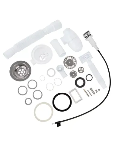 Сифон для кухонної мийки ITAL K1013SA, 3 1/2 дюйма, напівавтомат