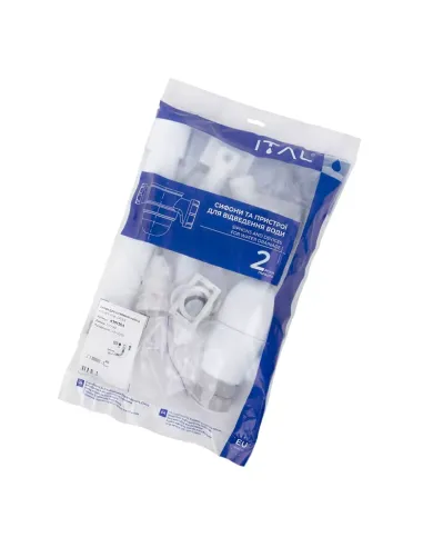 Сифон для кухонной мойки ITAL K1013SA, 3 1/2 дюйма, полуавтомат