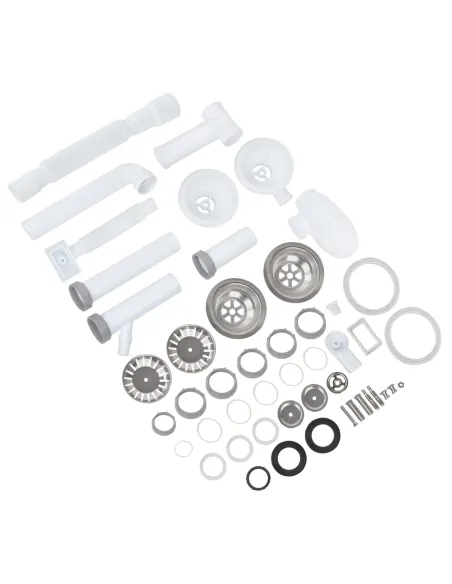 Сифон для кухонной мойки ITAL K1116D, 1 1/2 дюйма, для двойных моек Сифон для кухонной мойки ITAL K1116D, 1 1/2 дюйма, для двойных моек