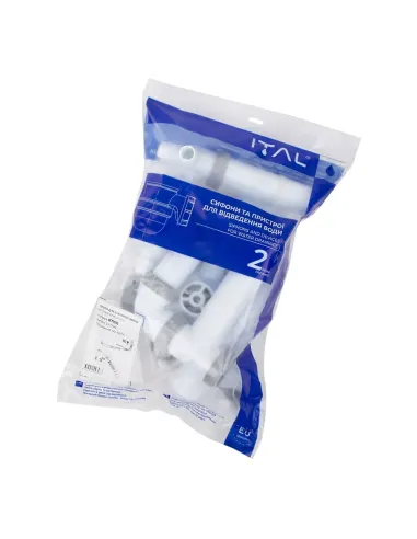 Сифон для кухонної мийки ITAL KT1118, 3 1/2 дюйма