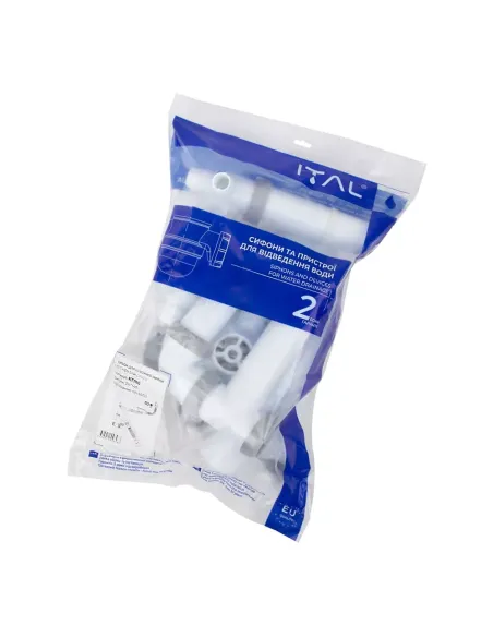 Сифон для кухонной мойки ITAL KT1118, 3 1/2 дюйма Сифон для кухонной мойки ITAL KT1118, 3 1/2 дюйма