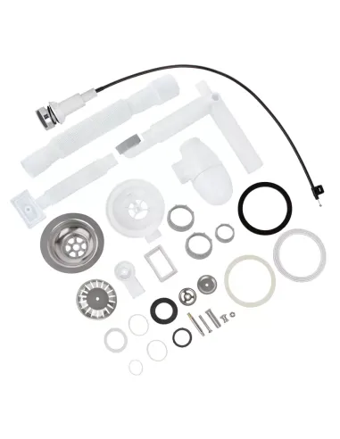 Сифон для кухонной мойки ITAL KT2119SA, 3 1/2 дюйма, полуавтомат