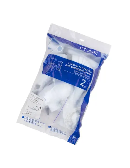 Сифон для кухонной мойки ITAL KT2119SA, 3 1/2 дюйма, полуавтомат Сифон для кухонной мойки ITAL KT2119SA, 3 1/2 дюйма, полуавтомат