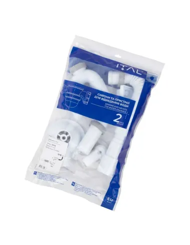 Сифон для кухонної мийки ITAL P1112, 1 1/2 дюйма