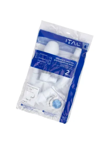 Сифон для кухонної мийки ITAL К1011, 1 1/2 дюйма