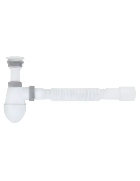 Сифон для умывальника ITAL U1011 с гибкой гофрой, 1 1/4 дюйма Сифон для умывальника ITAL U1011 с гибкой гофрой, 1 1/4 дюйма