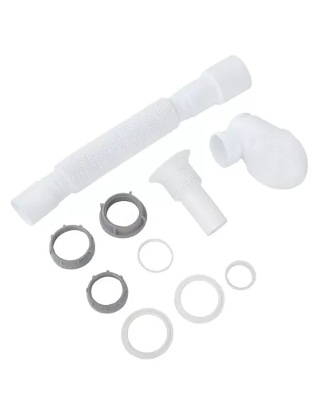 Сифон для умивальника ITAL U1011 з гнучкою гофрою, 1 1/4 дюйма Сифон для умивальника ITAL U1011 з гнучкою гофрою, 1 1/4 дюйма