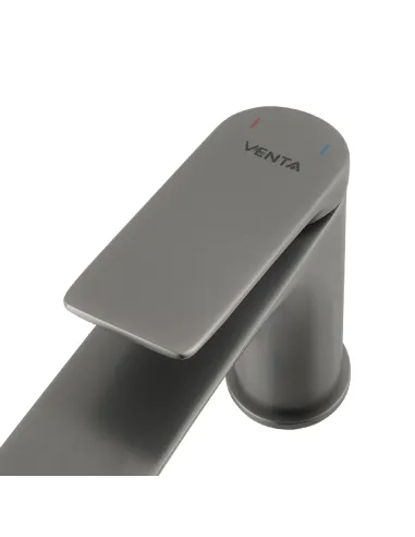 Змішувач для умивальника Venta BF105MG чорний матовий, одноважільний