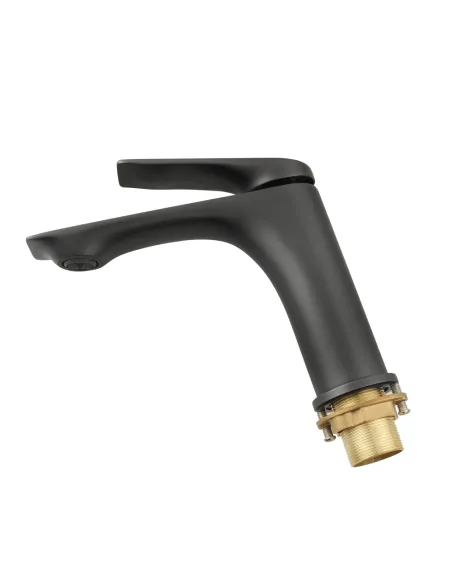 Змішувач для умивальника Venta BF105MG чорний матовий, одноважільний Змішувач для умивальника Venta BF105MG чорний матовий, одноважільний